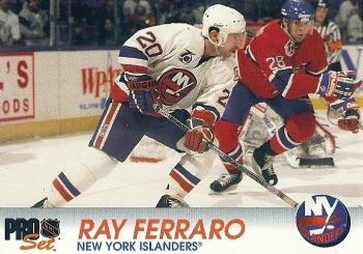 #105 Ray Ferraro - New York Islanders - 1992-93 Pro Set Hockey