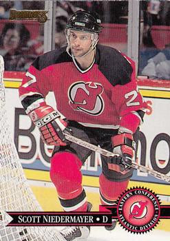 #105 Scott Niedermayer - New Jersey Devils - 1995-96 Donruss Hockey