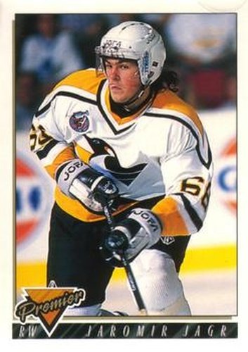 #105 Jaromir Jagr - Pittsburgh Penguins - 1993-94 O-Pee-Chee Premier Hockey