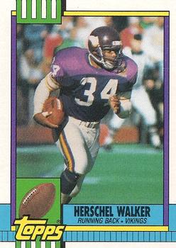 #105 Herschel Walker - Minnesota Vikings - 1990 Topps Football