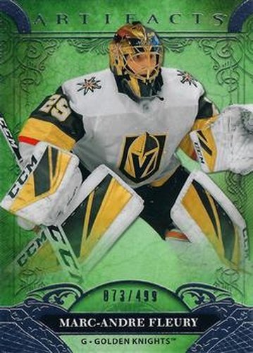 #105 Marc-Andre Fleury - Vegas Golden Knights - 2020-21 Upper Deck Artifacts Hockey