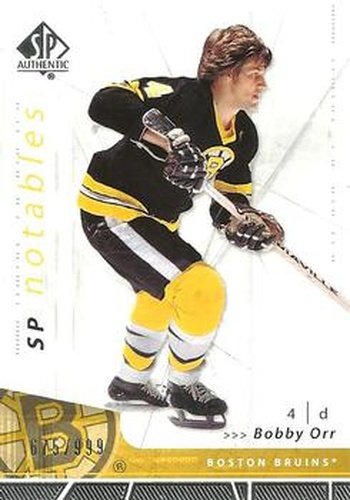 #105 Bobby Orr - Boston Bruins - 2006-07 SP Authentic Hockey