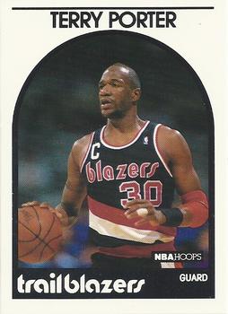 #105 Terry Porter - Portland Trail Blazers - 1989-90 Hoops Basketball