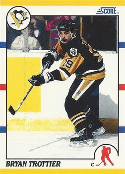 #106T Bryan Trottier - Pittsburgh Penguins - 1990-91 Score Rookie and Traded Hockey