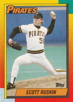 #106T Scott Ruskin - Pittsburgh Pirates - 1990 Topps Traded Baseball