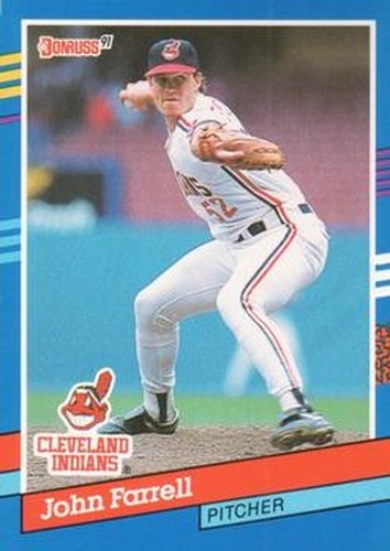 #106 John Farrell - Cleveland Indians - 1991 Donruss Baseball