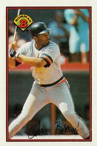 #106 Chris Brown - Detroit Tigers - 1989 Bowman Baseball