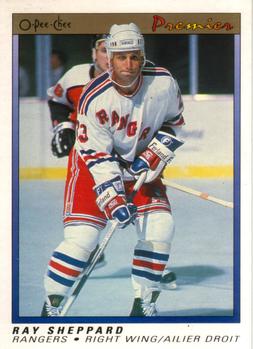#106 Ray Sheppard - New York Rangers - 1990-91 O-Pee-Chee Premier Hockey