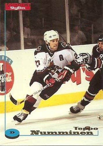 #106 Teppo Numminen - Phoenix Coyotes - 1996-97 SkyBox Impact Hockey