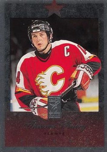 #106 Theoren Fleury - Calgary Flames - 1995-96 Donruss Elite Hockey