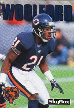 #106 Donnell Woolford - Chicago Bears - 1992 SkyBox Impact Football