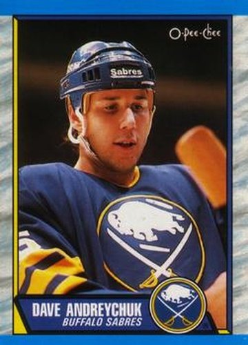 #106 Dave Andreychuk - Buffalo Sabres - 1989-90 O-Pee-Chee Hockey