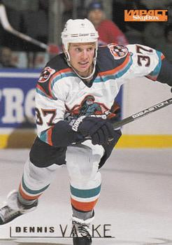 #106 Dennis Vaske - New York Islanders - 1995-96 SkyBox Impact Hockey