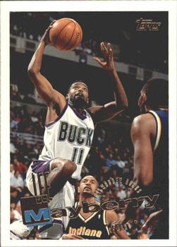 #106 Lee Mayberry - Milwaukee Bucks - 1995-96 Topps Basketball