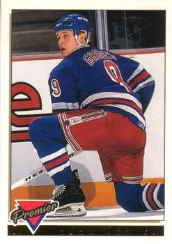 #106 Adam Graves - New York Rangers - 1993-94 O-Pee-Chee Premier Hockey - Gold