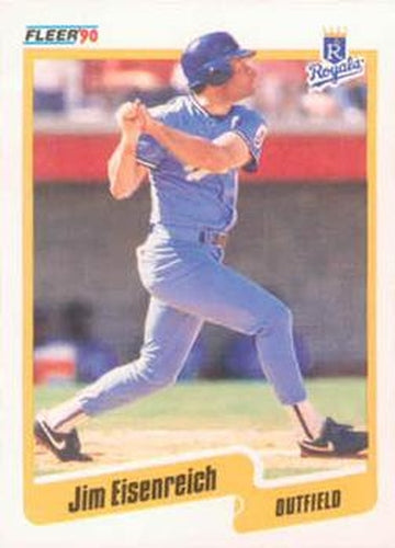 #106 Jim Eisenreich - Kansas City Royals - 1990 Fleer USA Baseball