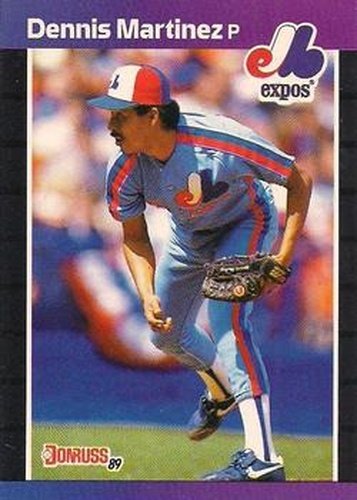 #106 Dennis Martinez - Montreal Expos - 1989 Donruss Baseball