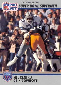 #106 Mel Renfro - Dallas Cowboys - 1990-91 Pro Set Super Bowl XXV Silver Anniversary Football
