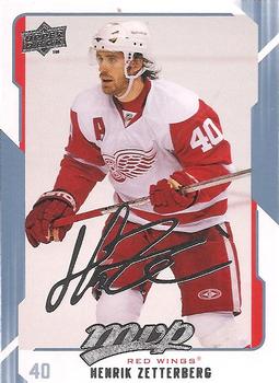 #106 Henrik Zetterberg - Detroit Red Wings - 2008-09 Upper Deck MVP Hockey