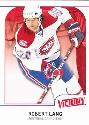 #106 Robert Lang - Montreal Canadiens - 2009-10 Upper Deck Victory Hockey
