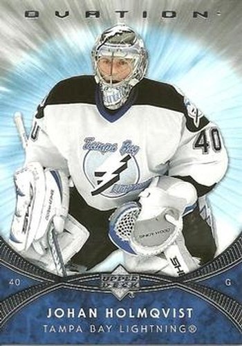 #106 Johan Holmqvist - Johan Holmqvist - 2007-08 Upper Deck Ovation Hockey
