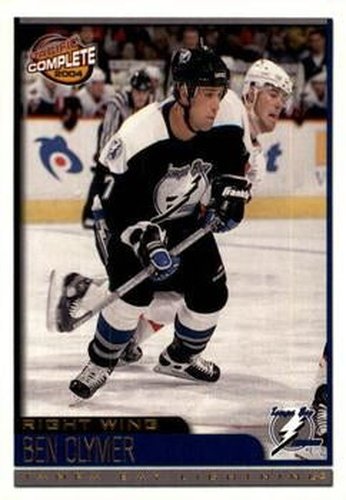 #106 Ben Clymer - Tampa Bay Lightning - 2003-04 Pacific Complete Hockey