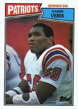 #106 Garin Veris - New England Patriots - 1987 Topps Football