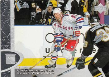 #106 Marty McSorley - New York Rangers - 1996-97 Upper Deck Hockey