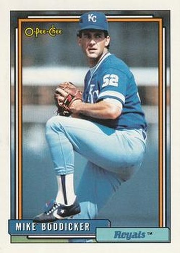 #106 Mike Boddicker - Kansas City Royals - 1992 O-Pee-Chee Baseball