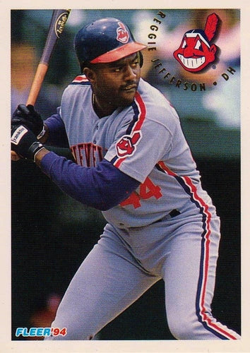 #106 Reggie Jefferson - Cleveland Indians - 1994 Fleer Baseball