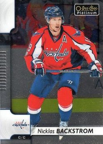 #106 Nicklas Backstrom - Washington Capitals - 2017-18 O-Pee-Chee Platinum Hockey