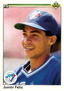 #106 Junior Felix - Toronto Blue Jays - 1990 Upper Deck Baseball