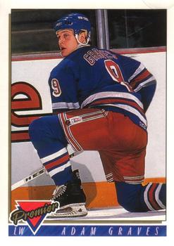 #106 Adam Graves - New York Rangers - 1993-94 O-Pee-Chee Premier Hockey