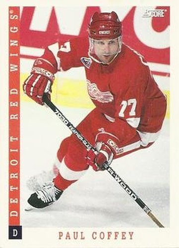 #106 Paul Coffey - Detroit Red Wings - 1993-94 Score Canadian Hockey