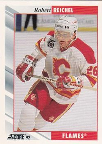 #106 Robert Reichel - Calgary Flames - 1992-93 Score USA Hockey