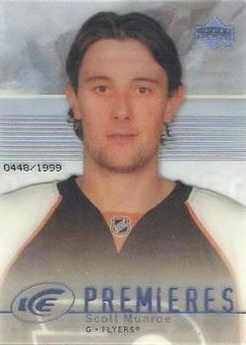 #106 Scott Munroe - Philadelphia Flyers - 2007-08 Upper Deck Ice Hockey