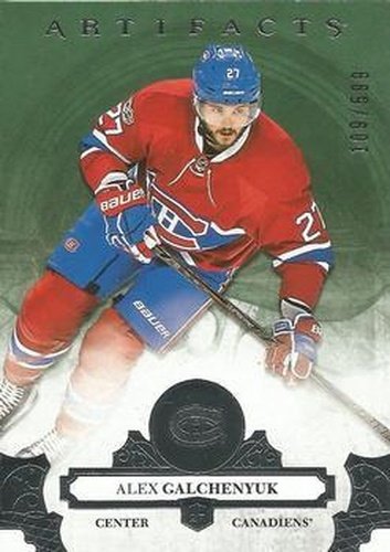 #106 Alex Galchenyuk - Montreal Canadiens - 2017-18 Upper Deck Artifacts Hockey