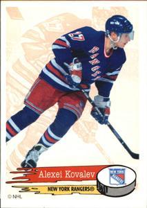 #106 Alexei Kovalev - New York Rangers - 1995-96 Panini Hockey Stickers