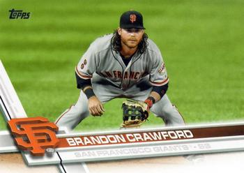 #106 Brandon Crawford - San Francisco Giants - 2017 Topps Baseball