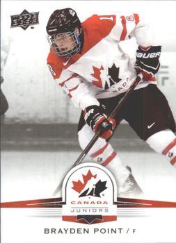 #106 Brayden Point - Canada - 2014-15 Upper Deck Team Canada Juniors Hockey