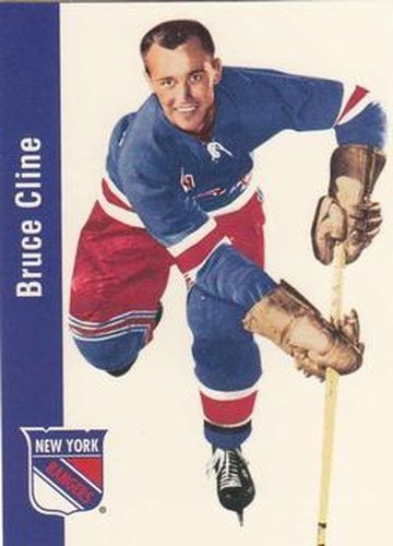 #106 Bruce Cline - New York Rangers - 1994 Parkhurst Missing Link 1956-57 Hockey