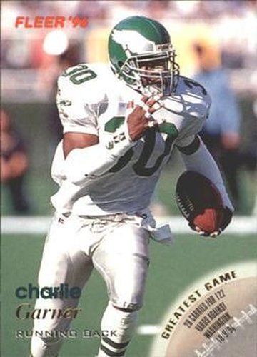 #106 Charlie Garner - Philadelphia Eagles - 1996 Fleer Football