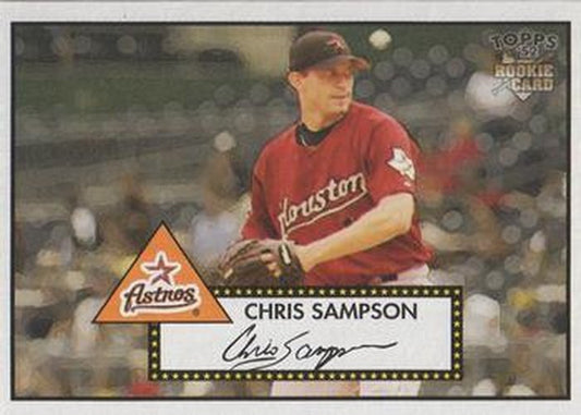 #106 Chris Sampson - Houston Astros - 2006 Topps 1952 Edition Baseball