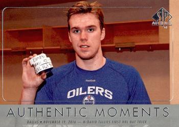 #106 Connor McDavid - Edmonton Oilers - 2016-17 SP Authentic Hockey