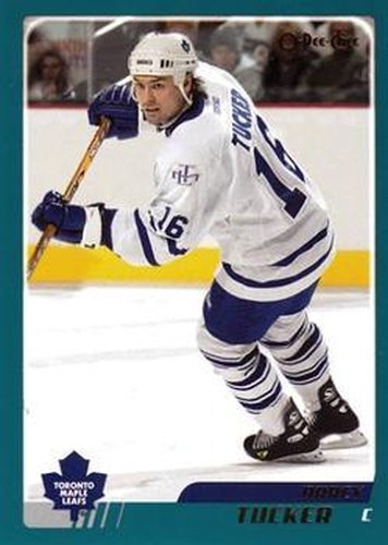 #106 Darcy Tucker - Toronto Maple Leafs - 2003-04 O-Pee-Chee Hockey