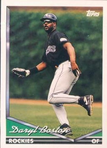 #106 Daryl Boston - Colorado Rockies - 1994 Topps Baseball