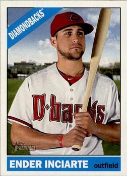 #106 Ender Inciarte - Arizona Diamondbacks - 2015 Topps Heritage Baseball