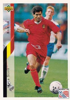 #106 Enzo Scifo - Belgium - 1994 Upper Deck World Cup Contenders English/Spanish Soccer