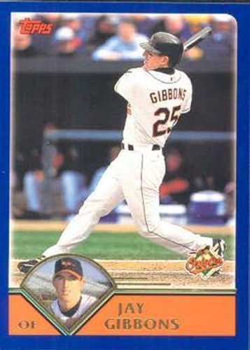 #106 Jay Gibbons - Baltimore Orioles - 2003 Topps Baseball