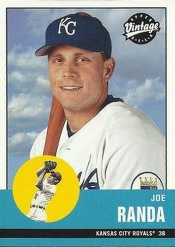 #106 Joe Randa - Kansas City Royals - 2001 Upper Deck Vintage Baseball